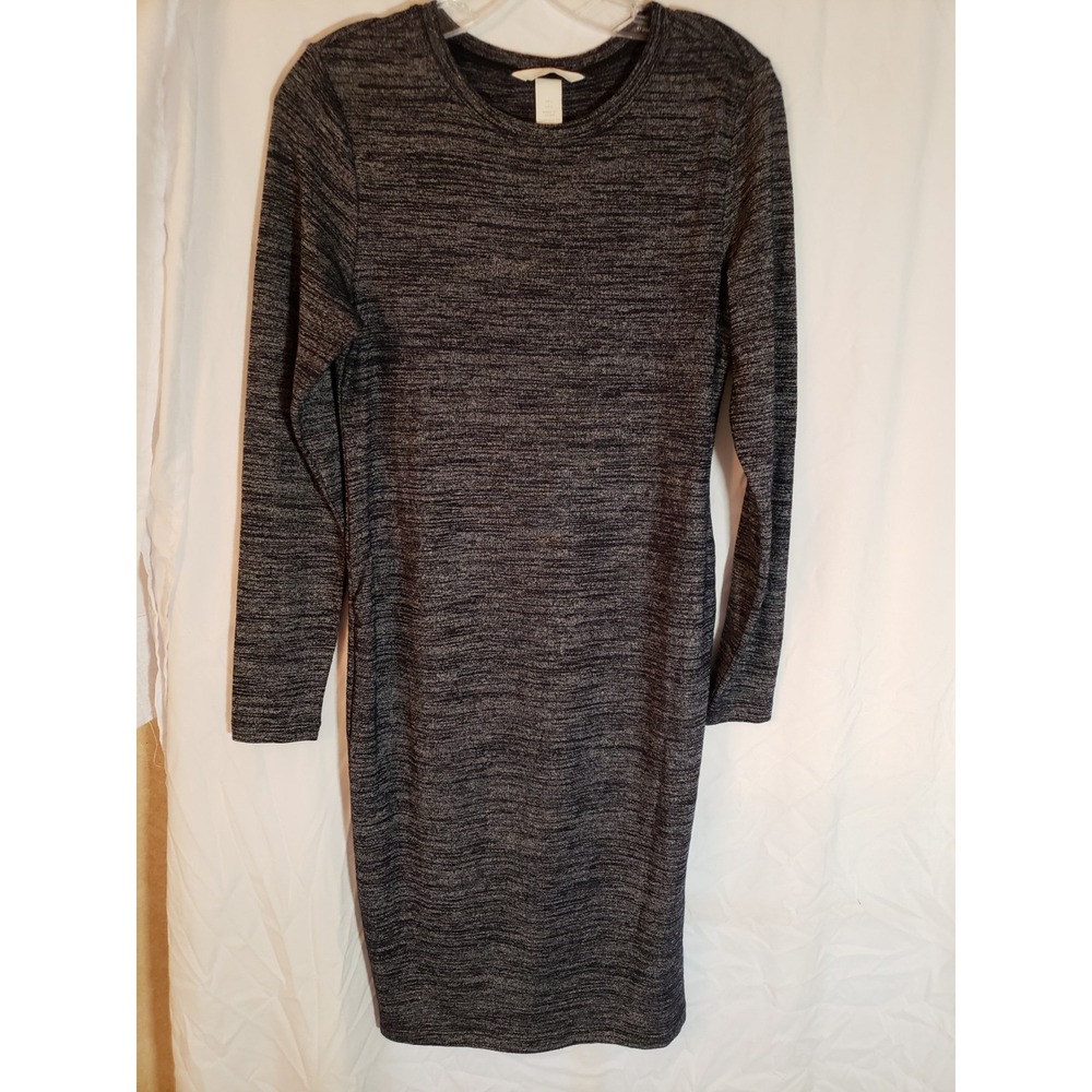 Women's H&M Maternity Navy Long Sleeve Sweater Dress Size L